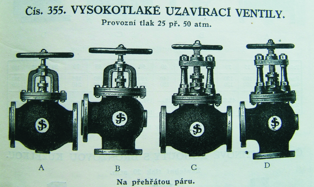 Katalog von Jindra und Šrefl aus den 20er Jahren