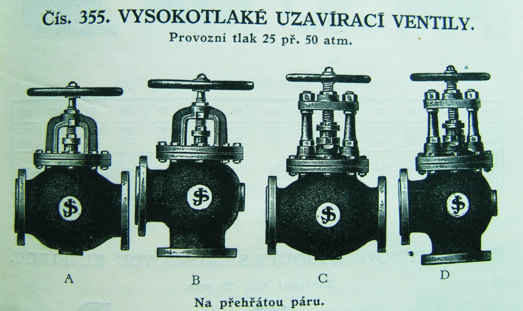 Dobový katalog firmy Jindra a Šrefl, 20. léta